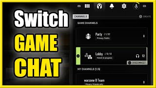 How to Switch to GAME CHAT Channel in COD Modern Warfare 2 (Voice Chat Tutorial)