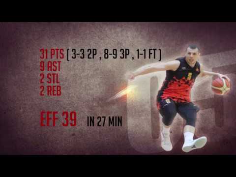 Zlatko Jovanovic (PG-SG 181cm) OKK Sloboda - Game Highlights vs Bosna Royal