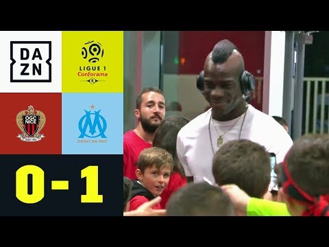 Mario Balotelli mit fiesem Tritt, Dante ohne Glück: OGC Nizza - Marseille 0:1 | Ligue 1 | DAZN