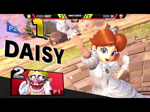 CouchWarriors Ranbat February: Kanga | Ghost (Peach) vs Surge | DD (Wario) - Winner's Quarters