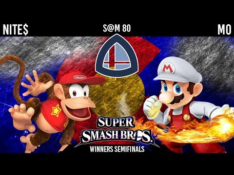 Sm4sh@Mines 80 - Nite$ (Diddy Kong) Vs. Mo (Mario, Sheik) - Winners Semifinals