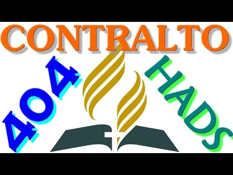 404-  Ó DEUS, CONTIGO ALMEJO ANDAR  -  CONTRALTO