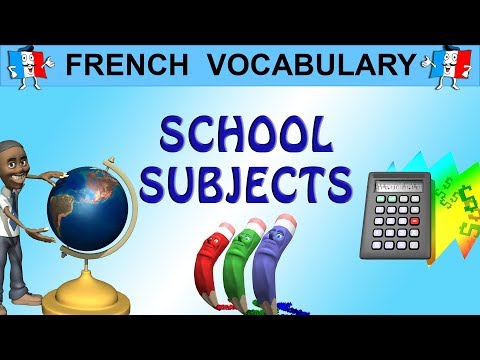 FRENCH WORDS & PHRASES - How To Talk About School Subjects