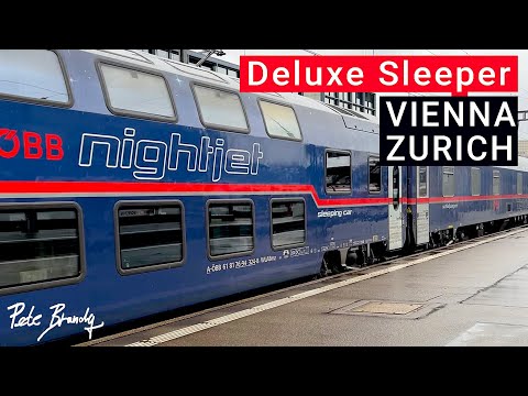 TRIP REPORT | ÖBB Nightjet | Double-decker DELUXE SLEEPER | Vienna to Zurich | First class suite