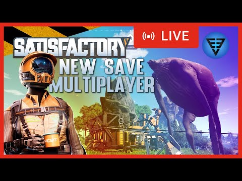 Satisfactory Starting a Mega Factory! Multiplayer
