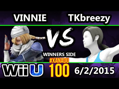 Xanadu 100 - iQHQ | Vinnie (Sheik) Vs. VGBC | TKbreezy (WFT) SSB4 Tournament - Smash 4