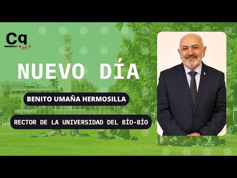 30/12 🔴Benito Umaña Hermosilla Rector de la Universidad del Bío-Bío