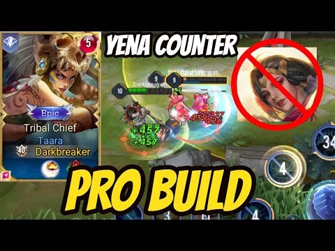TAARA PRO BUILD COUNTER FOR YENA  | AoV | 傳說對決 | RoV | Liên Quân Mobile