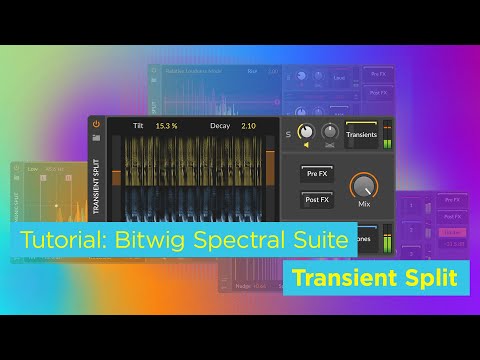 How To Use Transient Split (Bitwig Spectral Suite)