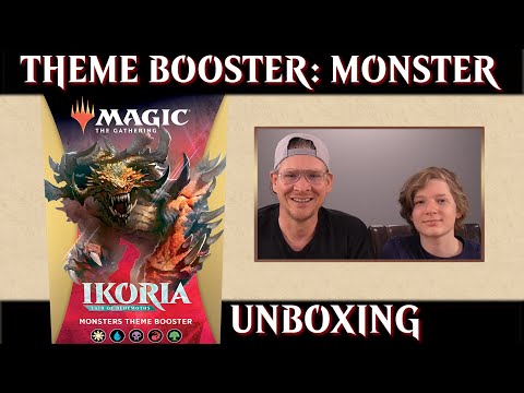 Unboxing Ikoria Theme Booster Monster Magic the Gathering deutsch MTG Trader Opening Review Info