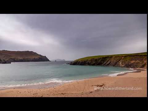 Time lapse of clouds over Clogher Strand on the west coast of Ireland