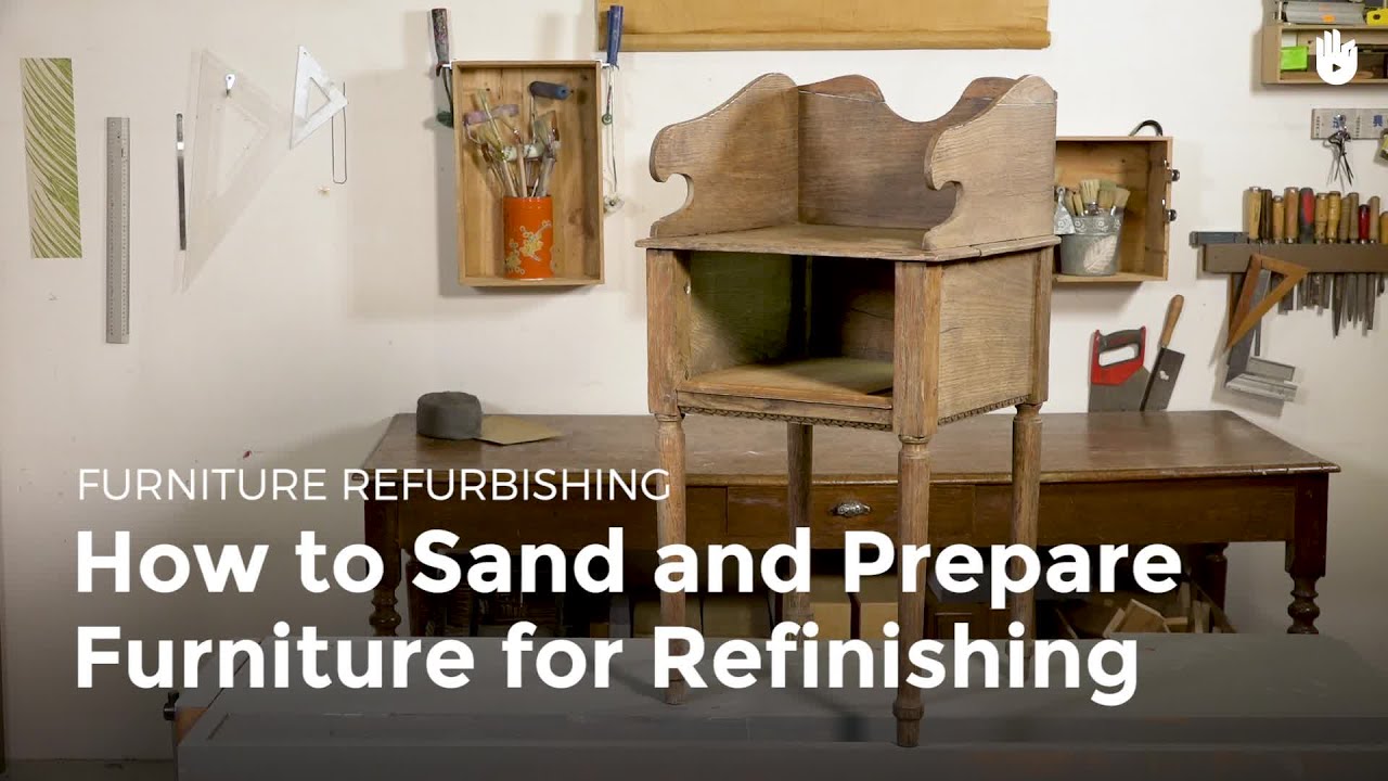 How to Sand and Prepare Furniture for Refinishing Furniture