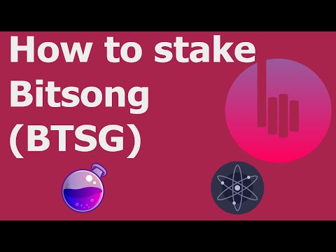 How to stage Bitsong(BTSG) in a minute