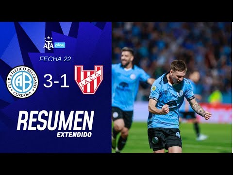 Belgrano 3 vs 1 Instituto  | #TorneoBetano | Resumen Extendido| Fecha 22