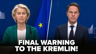 ⚡️URGENT! Ursula and Rutte STUN Putin. Kremlin, GET READY!