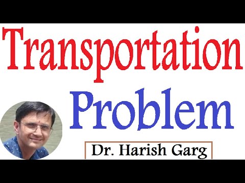 Transportation Problem | A Mathematical Model