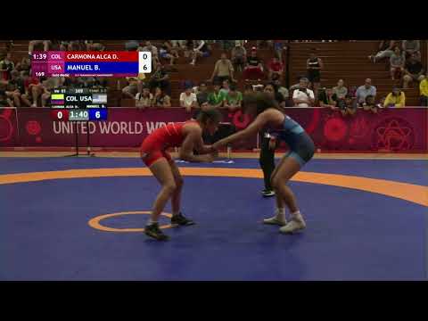Final 1-2 • WW 65 kg • Diana Valentina CARMONA ALCANTARA(COL) vs. Belicia Alohalani MANUEL(USA)