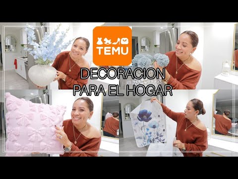 COMPRAS PARA DECORAR MI HOGAR 😍HAUL DE TEMU|COMPRAS ECONOMICAS#TEMU