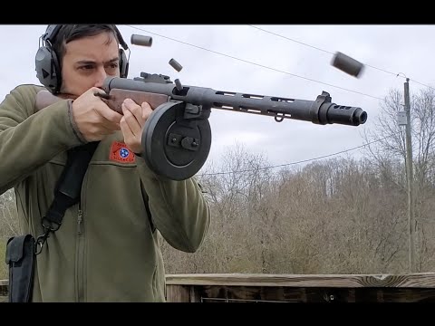 Shooting the Suomi M/31 Machine Gun