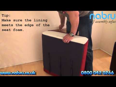 NabruSofas - Assembly Tip - How to fit a New Seat Cover