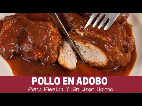 Pollo En Adobo Sin Horno