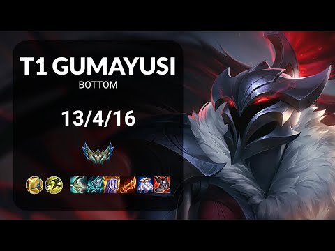 T1 Gumayusi Kalista vs Tristana BOTTOM - KR CHALLENGER Patch 15.8