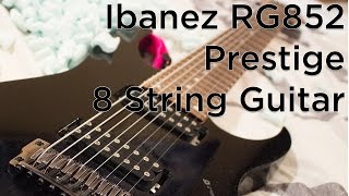 Video thumbnail for New Gear Day - Ibanez RG852 Prestige 8 String Guitar (Unboxing / First Impressions / Tone Test) by Andrew Baena