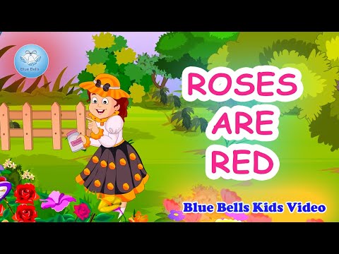 Roses Are Red I English Rhymes for Kids | Play with Rhymes - 1 | Blue Bells Kids Video