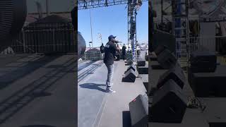 Filming WildChild of Lootpack at RhymeFest