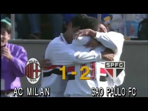 SÃO PAULO VS MILAN (3x2) - 1993 - Gols da Partida 