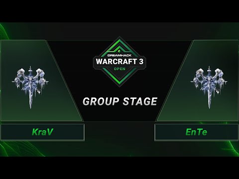 WC3 - KraV vs. EnTe - Groupstage - DreamHack WarCraft 3 Open: Fall 2021 - Europe