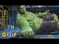 Hulk Chasing Black Widow - Thor vs Hulk - Helicarrier Fight | The Avengers (2012) Movie Clip HD 4K