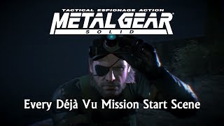 Metal Gear Solid V: Ground Zeroes - Every Déjà vu Mission Start Scene
