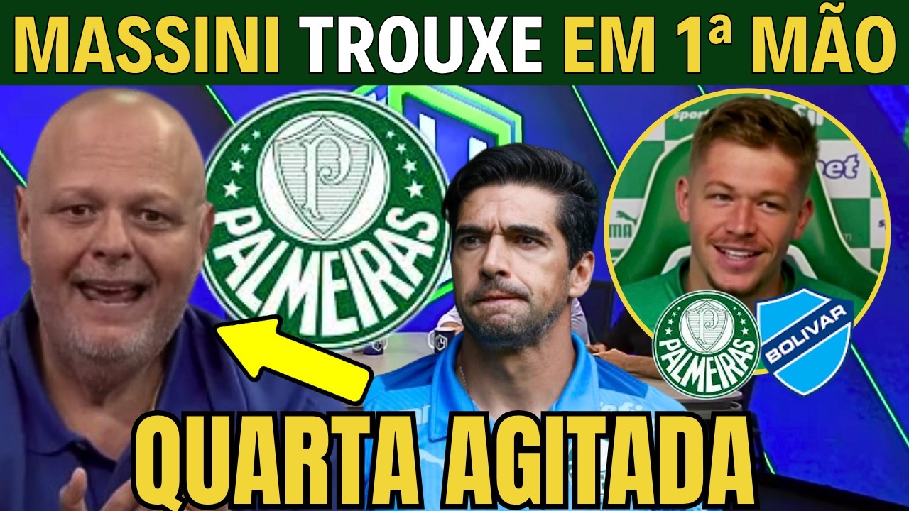 MASSINI FOI CIRURGICO E MANDOU O PAPO RETO NA ANÁLISE DO PALMEIRAS.