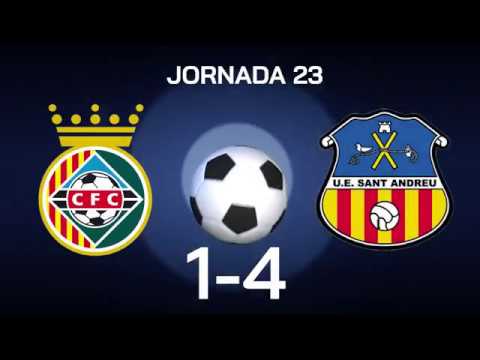 Cerdanyola FC - UE Sant Andreu (1-4) Jornada 23 de #3div5
