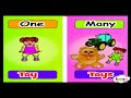 Let's Learn One and Many (Singular and Plural ) - Grammar for kids - English