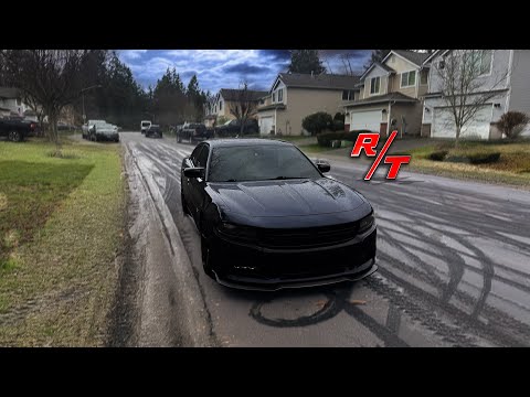 Rainy Pov| Rushing to work in straight piped RT