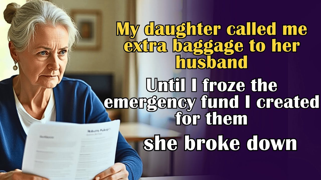 My Daughter Called Me ‘Extra Baggage’—So I Unpacked Everything I Paid For