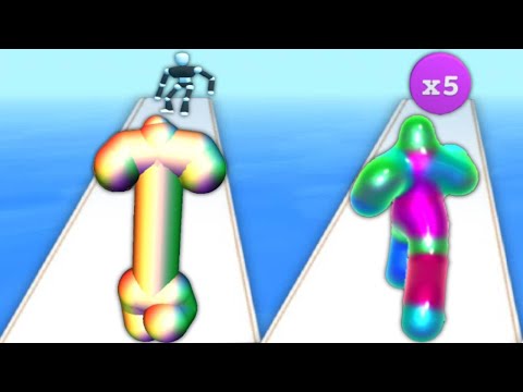 TALL MAN RUN vs BLOB RUNNER 3D - Gameplay All Levels / Max Level ( android / ios )