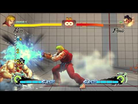 [USF4] 'KingBlackToof' PC mod - #3: Ryu leftovers + Ken, Dictator & Gouken combo test