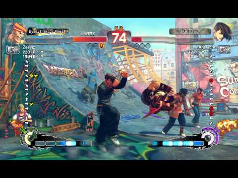 Ultra SF IV Ranked battle: Adon(Zeeviz) vs Yang(MAKI-acht)-14.9.2015