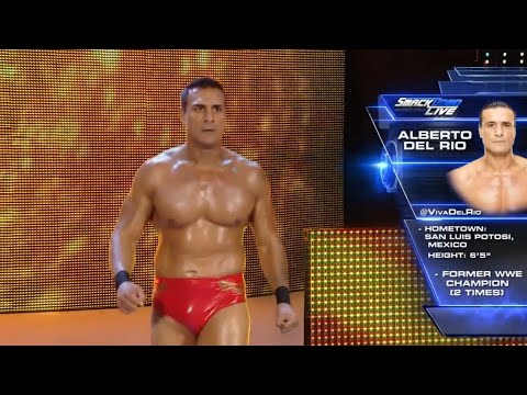 Alberto Del Rio Last Entrance in WWE: SmackDown August 16, 2016 HD