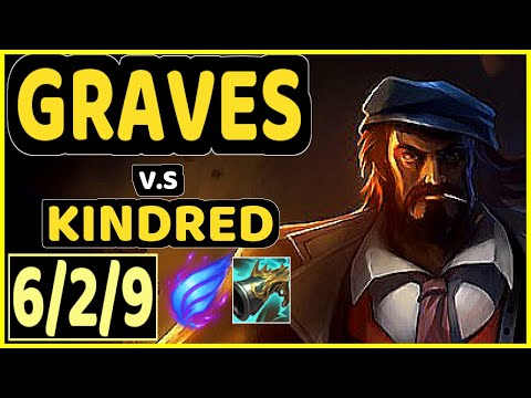 GRAVES vs KINDRED - 6/2/9 KDA JUNGLE CHALLENGER GAMEPLAY - NA