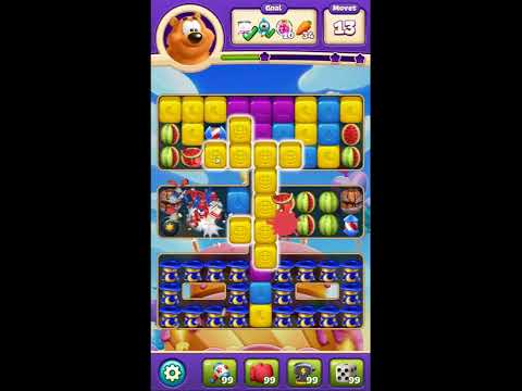 Toon Blast Level 8312 - NO BOOSTERS 🐻🐺🐱 | SKILLGAMING ✔️