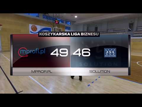 mprofi.pl vs Solution - II kolejka - Superliga Warszawa - Koszykarska Liga Biznesu