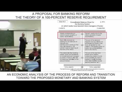 Day 32 (video 5) - Reform and Transition Toward the Proposed Monetary and Banking System