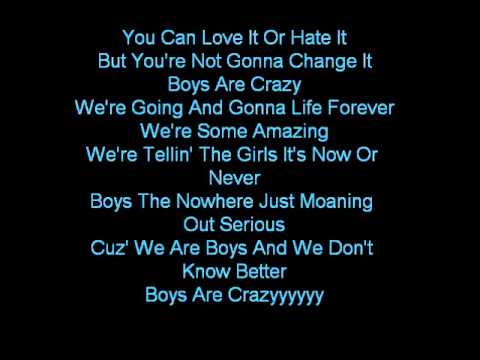 The black pony- boys are crazy lyrics