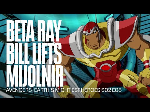 Beta Ray Bill lifts Mjolnir | Avengers: Earth´s Mightiest Heroes