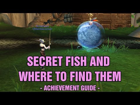 WoW BfA 8.2 Secret Fish and Where To Find Them achievement for the Hyper-compressed Ocean toy