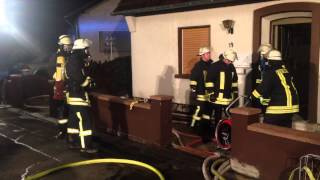 preview picture of video 'Drei Verletzte nach Brand in Volkringhausen'